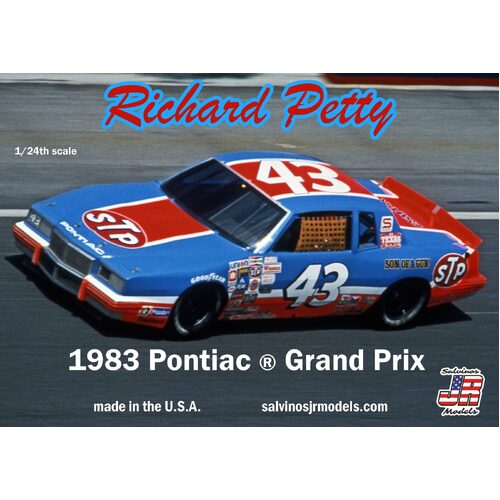 Salvinos J R RPGP1983T 1/25 Richard Petty 1983 Pontiac Grand Prix Winner Plastic Model Kit