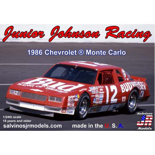 Salvinos J R JJMC1986NB 1/24 Junior Johnson 1986 Chevrolet Monte Carlo driven by Neil Bonnet