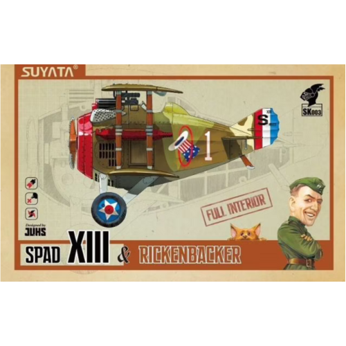 Suyata SPAD XIII & RICKENBACKER Plastic Model Kit