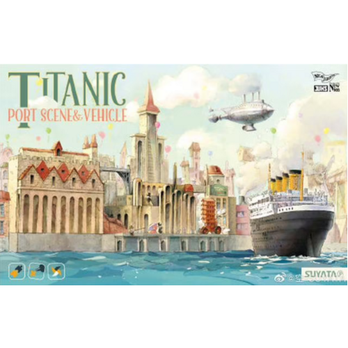 Suyata Titanic - Port Scene & Vehicle Plastic Model Kit