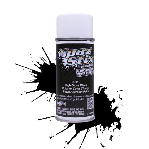 High Gloss Black / Backer Paint Aerosol 3.5oz