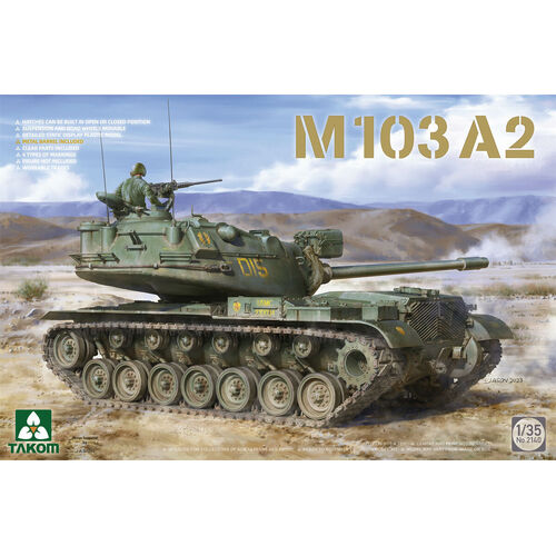 Takom 1/35 M103 A2 Plastic Model Kit