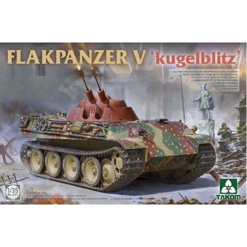 Takom 1/35 Plakpanzer V 'Kugelblitz' Plastic Model Kit [2150]