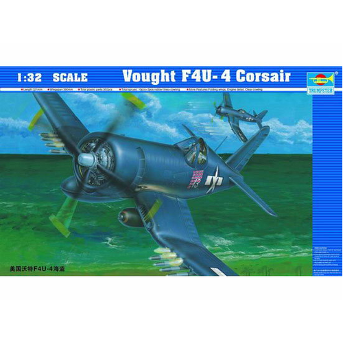 Trumpeter 1/32 US Vought F4U-4 Corsair Plastic Model Kit [02222]