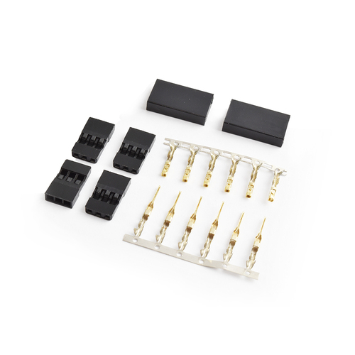 JR connector set Gold plated terminals 2pairs/bag