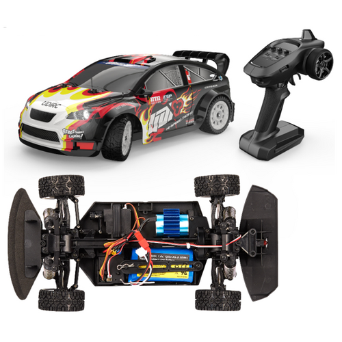 1:16 2.4G Brushless High Speed Car, 3 Speed mode, Adjustable Electronic stability control, Drift & circuit tyres included