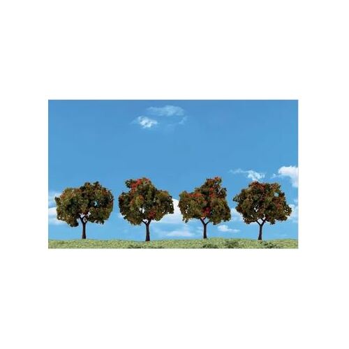 Woodland Scenics 2In - 3In Apple Trees 4/Pk *