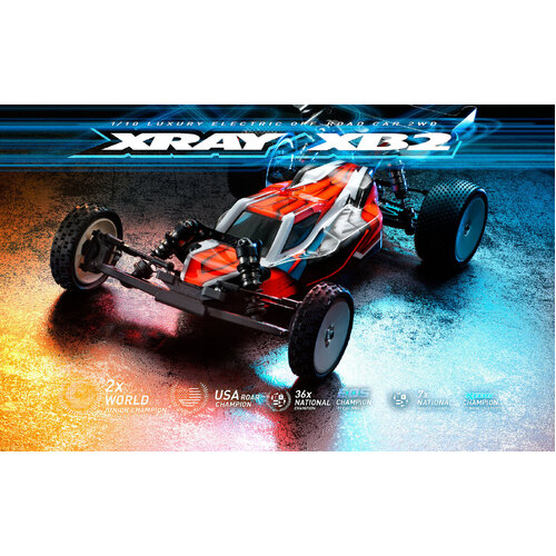 XRAY XB2C'22 - 2WD 1/10 ELECTRIC OFF-ROAD CAR - CARPET EDITION - XY320011