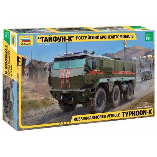 Zvezda 1/35 Typhoon-K  6X6 Armoured Vehicle Plastic Model Kit